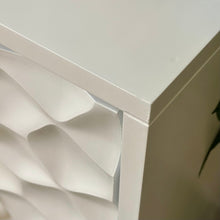Load image into Gallery viewer, White Geometric Cabinet
