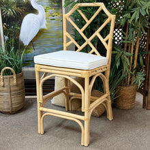 Load image into Gallery viewer, Rattan Chippendale Counter Stool