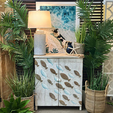 Load image into Gallery viewer, 2DR Distressed Fish Cabinet