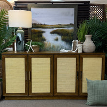 Load image into Gallery viewer, Wood & Cane Sideboard