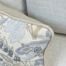 Load image into Gallery viewer, Aqua/Beige Designer Lumbar