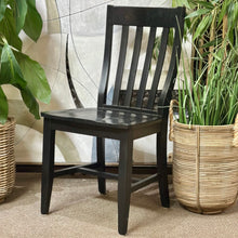 Load image into Gallery viewer, Black Pottery Barn Dining Chair