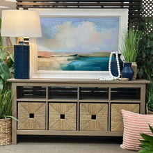 Load image into Gallery viewer, Wood Console W/Baskets