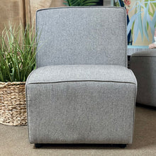 Load image into Gallery viewer, S/2 Grey Armless Connecting Chairs