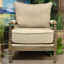 Load image into Gallery viewer, Mocha Spindle Chair