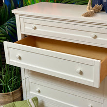Load image into Gallery viewer, 5DRW Tall White Dresser