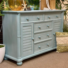Load image into Gallery viewer, Powder Blue Shutter Dresser