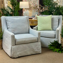 Load image into Gallery viewer, Lt. Blue Swivel Chair