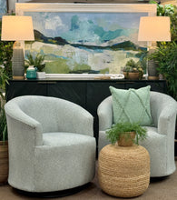 Load image into Gallery viewer, Light Teal Swivel Glider
