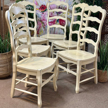 Load image into Gallery viewer, Cream Ladderback Dining Side Chair