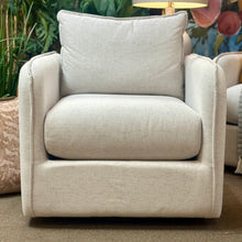 Load image into Gallery viewer, Ivory Accent Swivel Chair