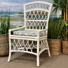 Load image into Gallery viewer, Vintage Trellis Rattan Dining Chair