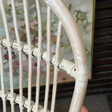 Load image into Gallery viewer, White Rattan Dining Chair