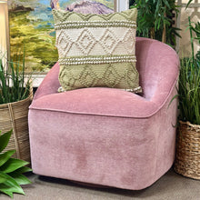 Load image into Gallery viewer, Pink Swivel Accent Chair