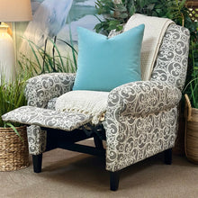 Load image into Gallery viewer, Grey Transitional Push Back Recliner