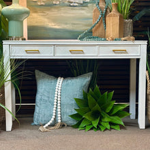 Load image into Gallery viewer, White Chevron Power Desk