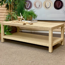 Load image into Gallery viewer, Rafia Coffee Table