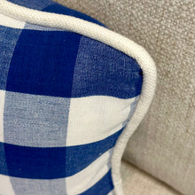 Load image into Gallery viewer, Blue/White Check Lumbar