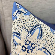Load image into Gallery viewer, Blue Quadrille Pillow