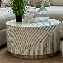 Load image into Gallery viewer, Round Capiz Coffee Table