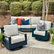 Load image into Gallery viewer, 3PC Navy Seating Set