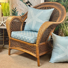 Load image into Gallery viewer, Peacock Wicker Rattan Chair