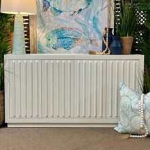 Load image into Gallery viewer, White Fluted Cabinet