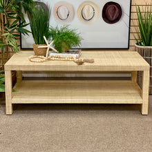 Load image into Gallery viewer, Rafia Coffee Table