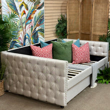 Load image into Gallery viewer, Upholstered Tufted Daybed W/Trundle