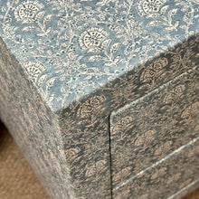 Load image into Gallery viewer, Blue Floral Nightstand