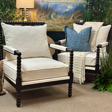 Load image into Gallery viewer, Black Spool Chair