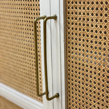 Load image into Gallery viewer, White 4DR Cane Cabinet