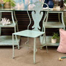 Load image into Gallery viewer, Aqua Metal Desk & Chair