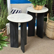 Load image into Gallery viewer, Marble Top Side Table
