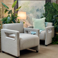 Load image into Gallery viewer, Light Grey Sherpa Chair