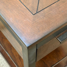 Load image into Gallery viewer, Mocha USB Side Table