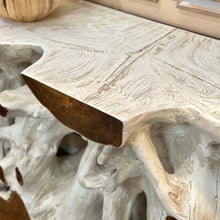 Load image into Gallery viewer, Washed Teak Console
