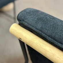 Load image into Gallery viewer, Black Channel Dining Chair