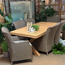 Load image into Gallery viewer, Wooden Outdoor Dining Table