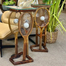 Load image into Gallery viewer, Vintage Tennis Racquet Table