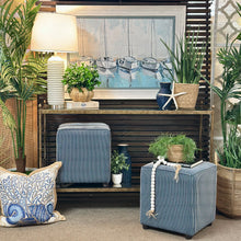 Load image into Gallery viewer, Antique Gold & Mirrored Console