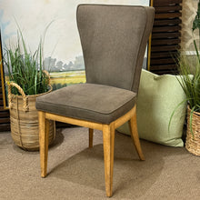 Load image into Gallery viewer, Grey Upholstered Dining Chair