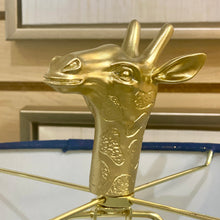 Load image into Gallery viewer, Giraffe Lamp w/Blue Shade