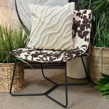 Load image into Gallery viewer, Faux Cow Hide Chair