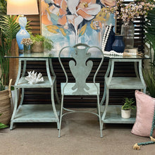 Load image into Gallery viewer, Aqua Metal Desk & Chair