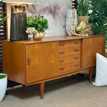 Load image into Gallery viewer, Wood Mid-Mod Cabinet