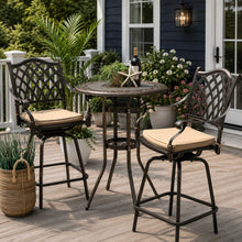 Load image into Gallery viewer, 3PC Bronze Metal Bistro Set