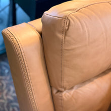 Load image into Gallery viewer, Caramel Leather Power Sofa