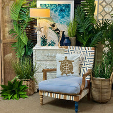 Load image into Gallery viewer, Bunakara Indigo Striped Chair