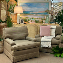 Load image into Gallery viewer, Olive Skirted Accent Chair